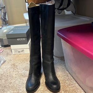 Acne pistol knee high boots
